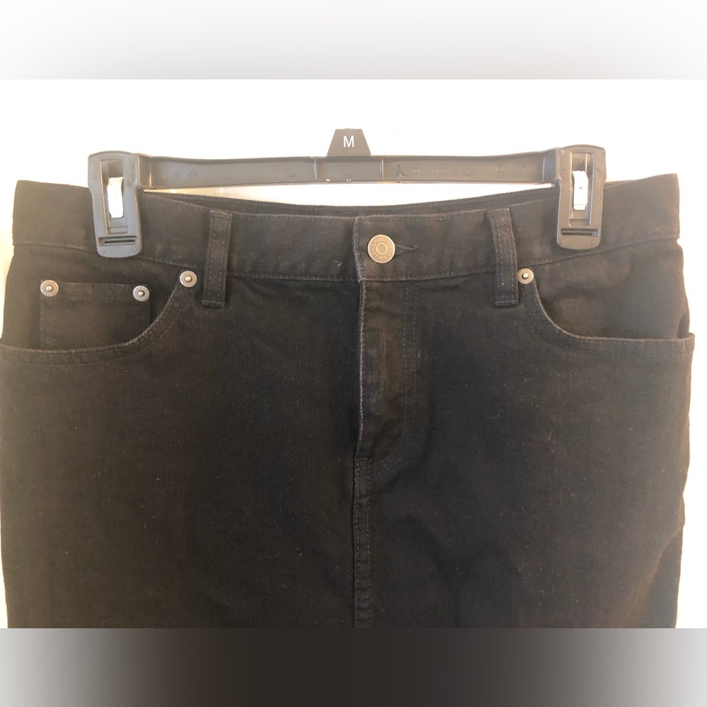 Ralph Lauren Black Denim Jean Skirt - Picture 4 of 11